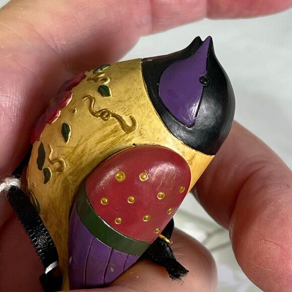 VTG Tracy Porter hand painted bird ornament - Picture 5 of 7